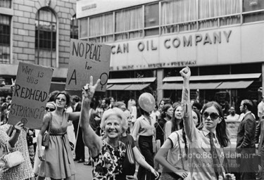 Women's Strike For Equality. New York City. August 26, 1970.