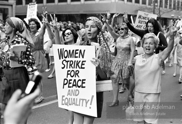 Women's Strike For Equality. New York City. August 26, 1970.