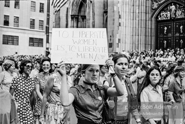 Women's Strike For Equality. New York City. August 26, 1970.