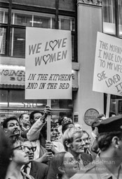 Women's Strike For Equality. New York City. August 26, 1970.