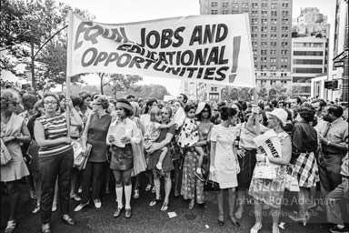 Women's Strike For Equality. New York City. August 26, 1970.