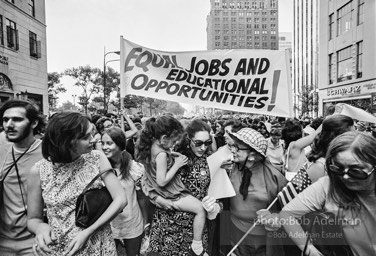 Women's Strike For Equality. New York City. August 26, 1970.