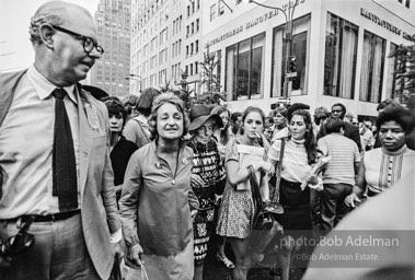 Women's Strike For Equality. New York City. August 26, 1970.