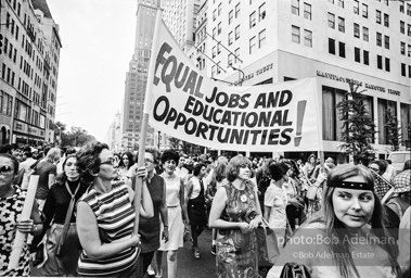 Women's Strike For Equality. New York City. August 26, 1970.