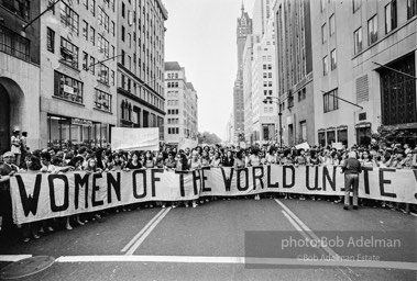 Women's Strike For Equality. New York City. August 26, 1970.