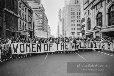 Women's Strike For Equality. New York City. August 26, 1970.