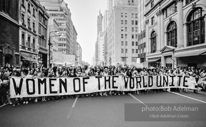 Women's Strike For Equality. New York City. August 26, 1970.