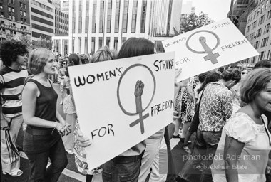 Women's Strike For Equality. New York City. August 26, 1970.