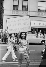 Women's Strike For Equality. New York City. August 26, 1970.