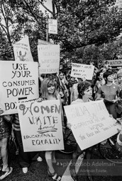 Women's Strike For Equality. New York City. August 26, 1970.