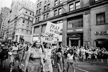 Women's Strike For Equality. New York City. August 26, 1970.