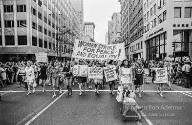 Women's Strike For Equality. New York City. August 26, 1970.