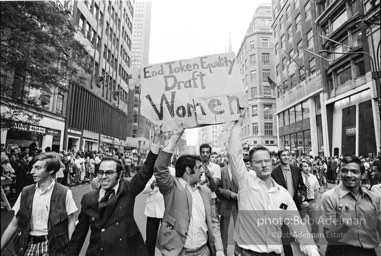 Women's Strike For Equality. New York City. August 26, 1970.