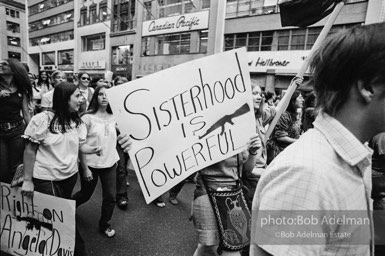 Women's Strike For Equality. New York City. August 26, 1970.