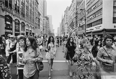 Women's Strike For Equality. New York City. August 26, 1970.