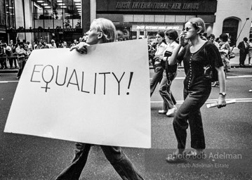 Women's Strike For Equality. New York City. August 26, 1970.