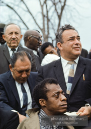 Jimmy Baldwin at the conclusion of the Selma to Montgomery march. Mongomery, Alabama. 1965