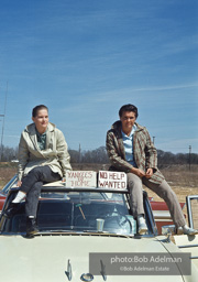 counter demonstrators at the Selma to Montgomery march. Alabama, 1965
