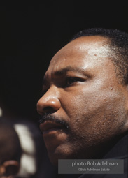 MLK during the Selma to Montgomery march, Alabama. 1965
