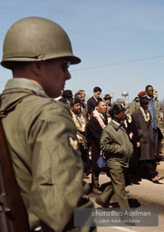 Mlk at the beginning of the Selma to Montgomery march, Alabama. 1965